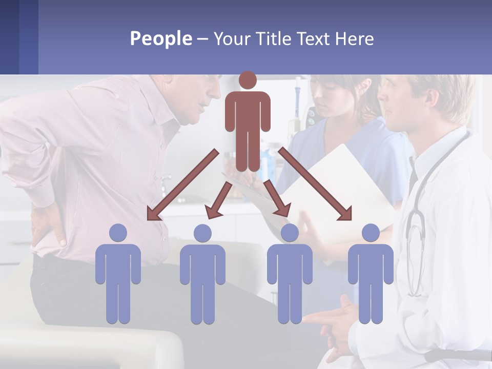 A Doctor Talking To A Patient In A Hospital PowerPoint Template