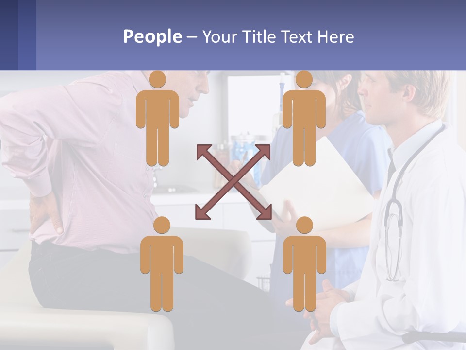 A Doctor Talking To A Patient In A Hospital PowerPoint Template