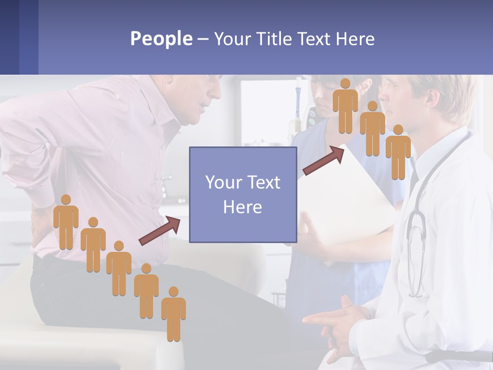 A Doctor Talking To A Patient In A Hospital PowerPoint Template