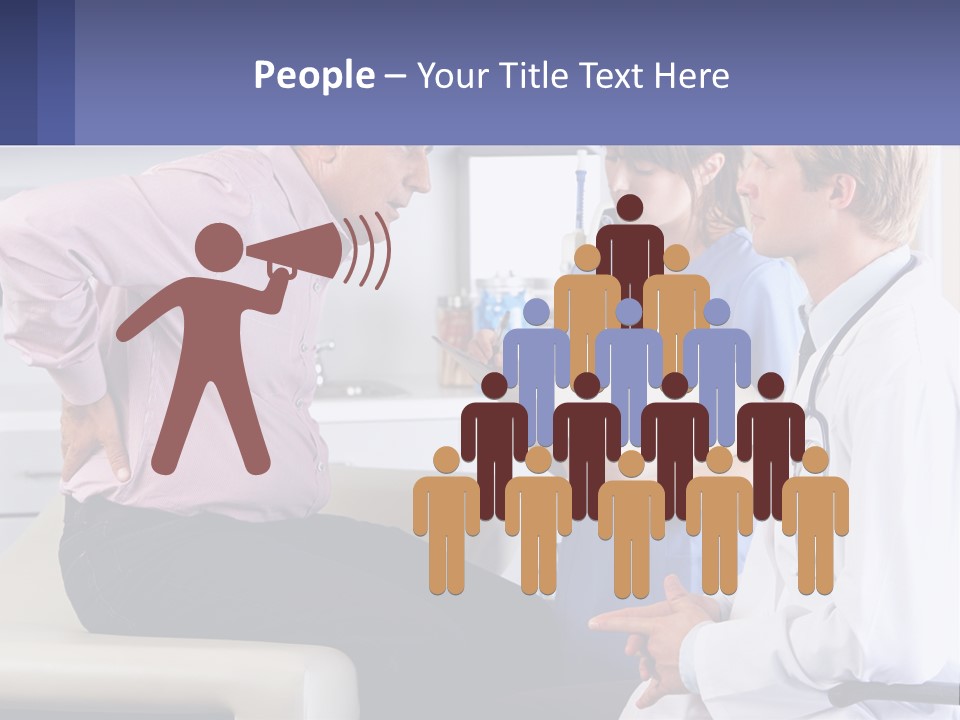 A Doctor Talking To A Patient In A Hospital PowerPoint Template