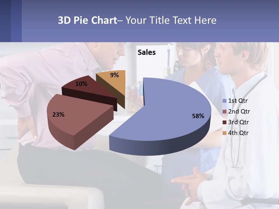 A Doctor Talking To A Patient In A Hospital PowerPoint Template