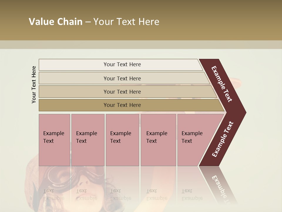 A Little Girl Holding A Toy Airplane In Her Hand PowerPoint Template