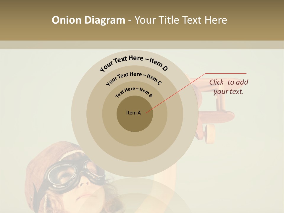 A Little Girl Holding A Toy Airplane In Her Hand PowerPoint Template