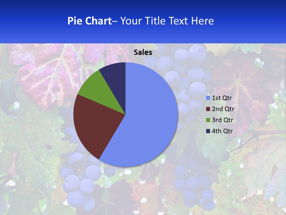 A Bunch Of Grapes Hanging From A Tree PowerPoint Template