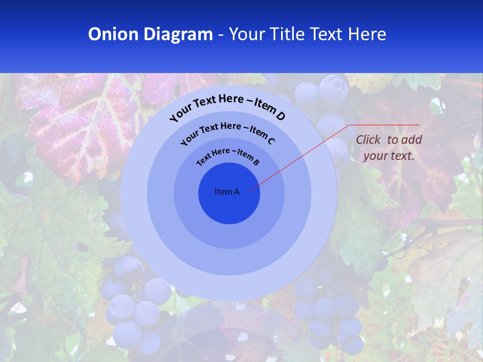 A Bunch Of Grapes Hanging From A Tree PowerPoint Template