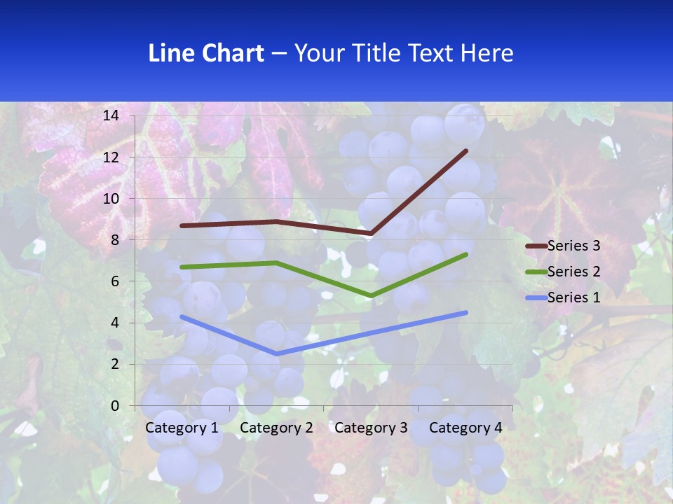 A Bunch Of Grapes Hanging From A Tree PowerPoint Template