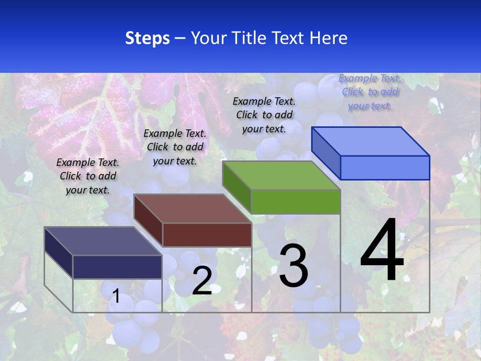 A Bunch Of Grapes Hanging From A Tree PowerPoint Template