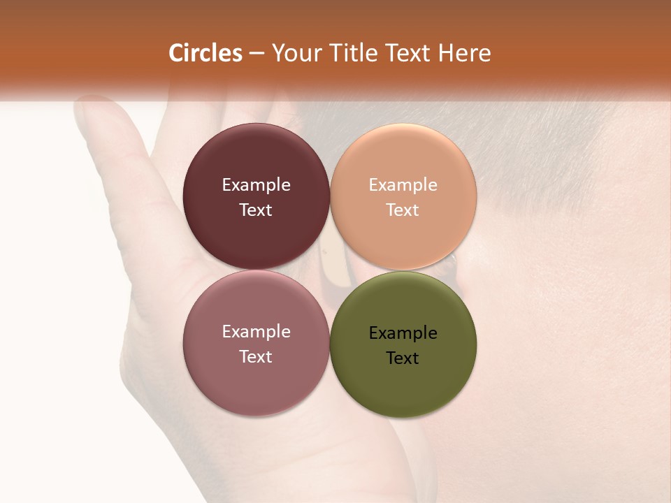 A Man Wearing A Pair Of Earplugs In His Ear PowerPoint Template