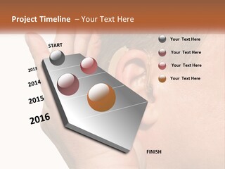 A Man Wearing A Pair Of Earplugs In His Ear PowerPoint Template