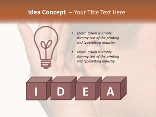 A Man Wearing A Pair Of Earplugs In His Ear PowerPoint Template