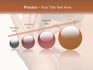 A Man Wearing A Pair Of Earplugs In His Ear PowerPoint Template