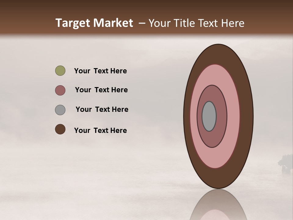 A Black And White Photo Of A Foggy Field PowerPoint Template