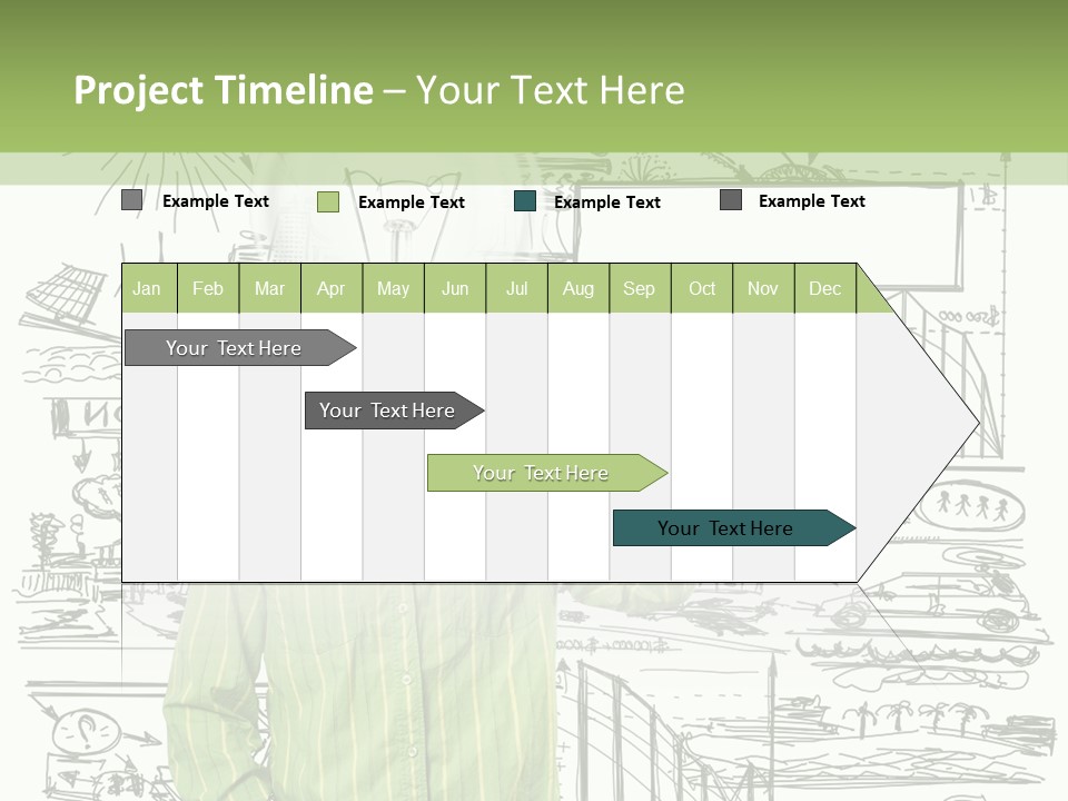 A Man Standing In Front Of A Whiteboard With A Light Bulb On It PowerPoint Template