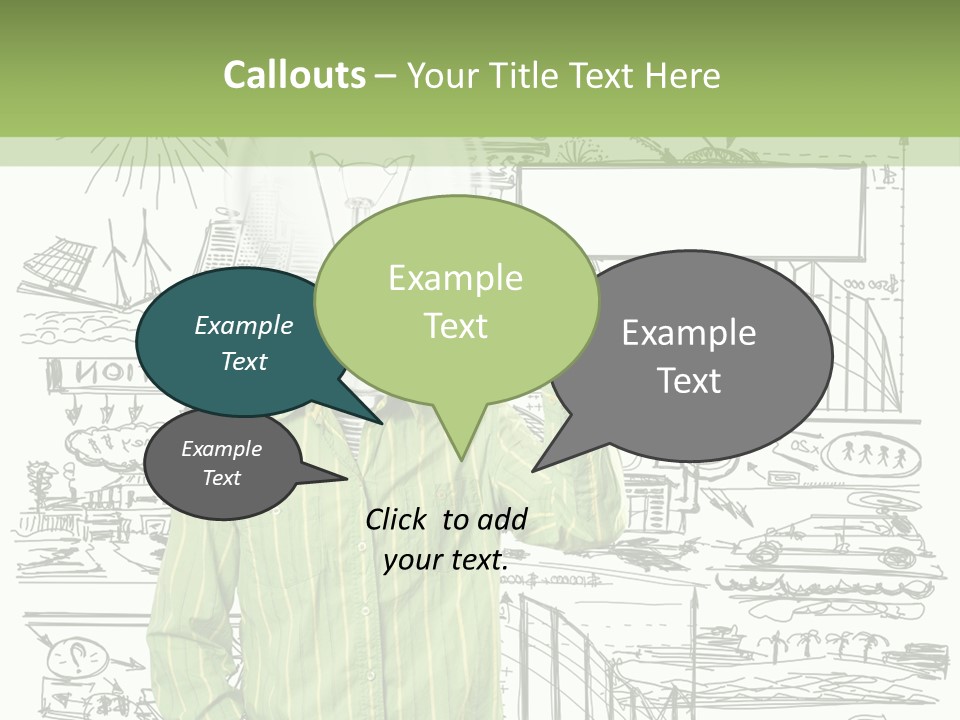 A Man Standing In Front Of A Whiteboard With A Light Bulb On It PowerPoint Template