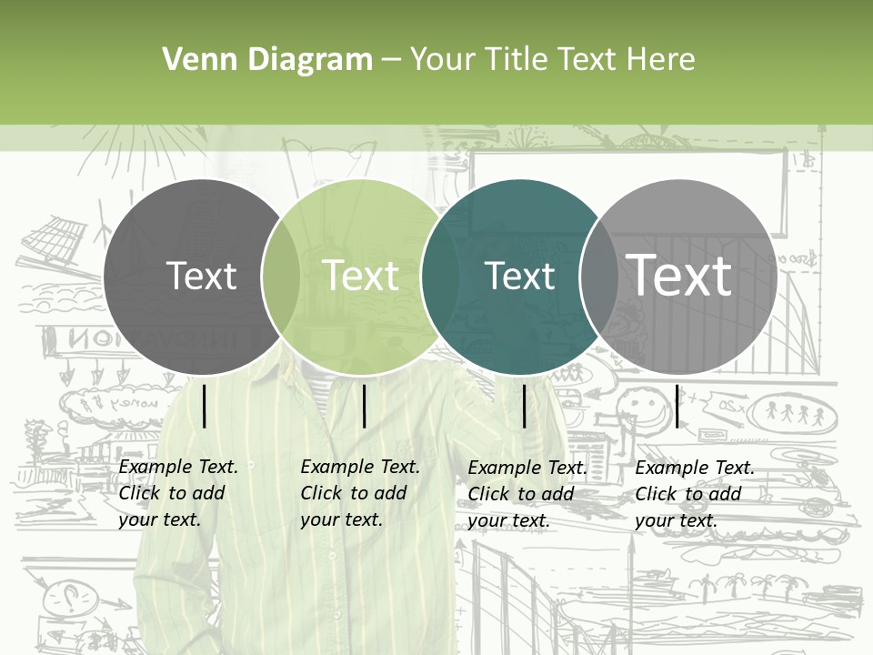 A Man Standing In Front Of A Whiteboard With A Light Bulb On It PowerPoint Template
