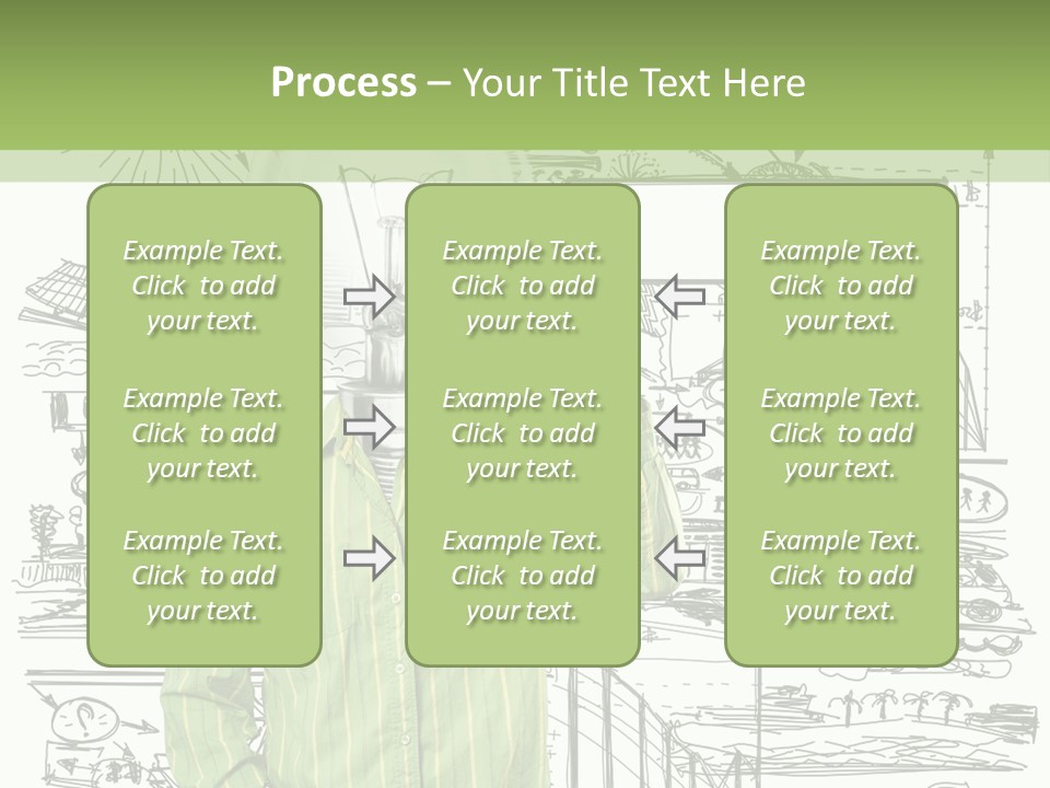 A Man Standing In Front Of A Whiteboard With A Light Bulb On It PowerPoint Template