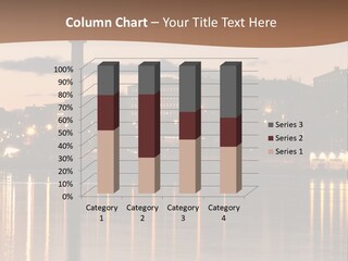 A Large Body Of Water With A City In The Background PowerPoint Template