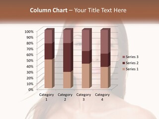 A Woman With Long Hair Is Smiling For The Camera PowerPoint Template