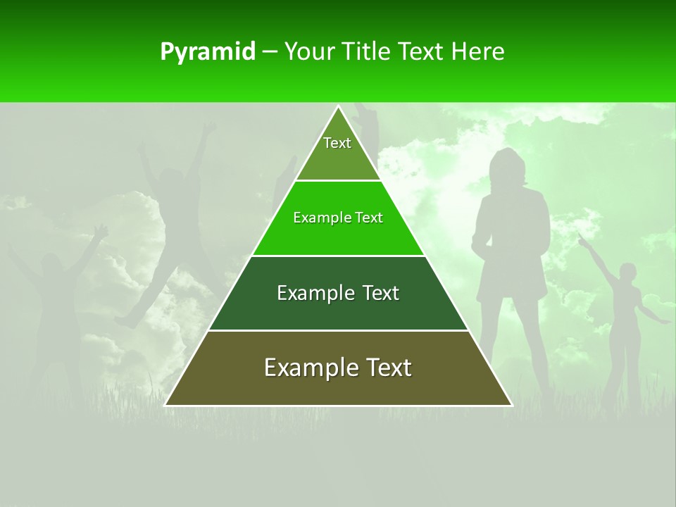 A Group Of People Jumping In The Air PowerPoint Template