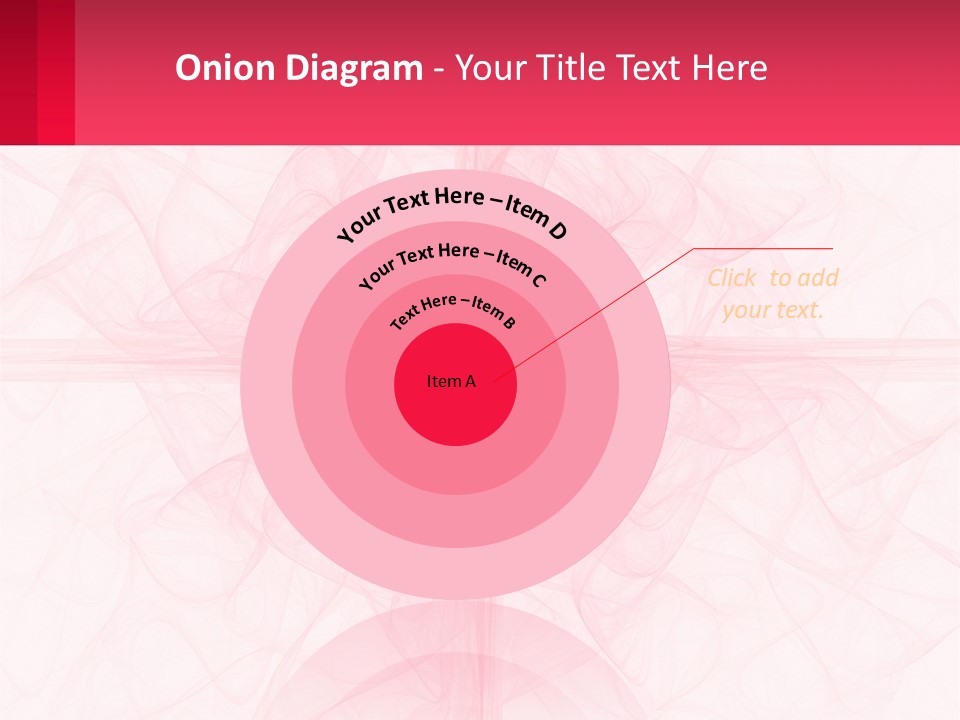 A Pink Abstract Background With A Cross On It PowerPoint Template