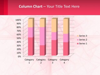 A Pink Abstract Background With A Cross On It PowerPoint Template