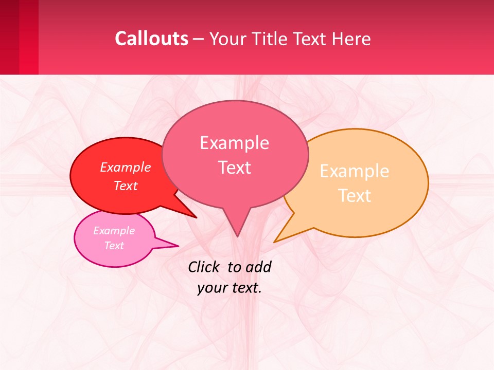 A Pink Abstract Background With A Cross On It PowerPoint Template