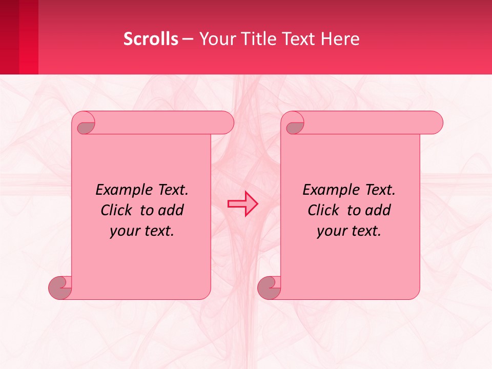 A Pink Abstract Background With A Cross On It PowerPoint Template