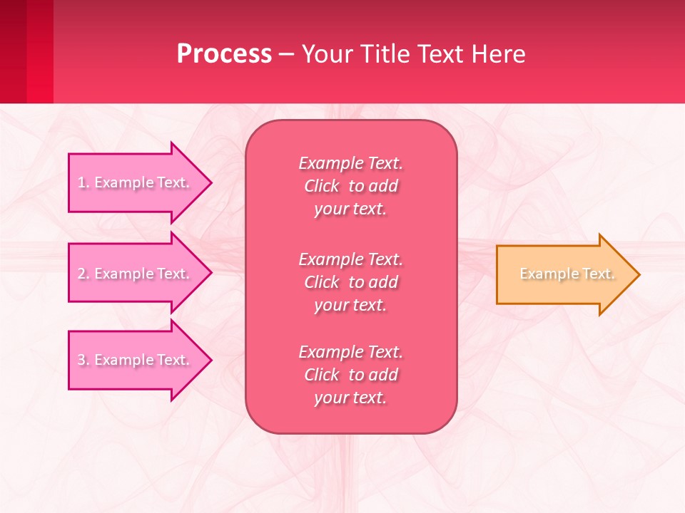 A Pink Abstract Background With A Cross On It PowerPoint Template