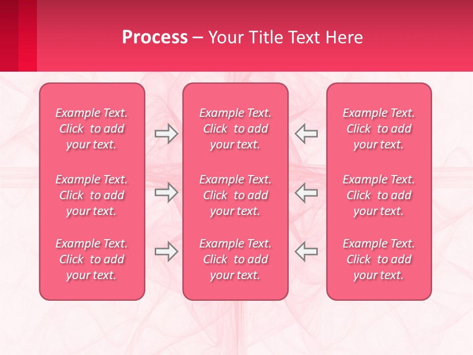 A Pink Abstract Background With A Cross On It PowerPoint Template