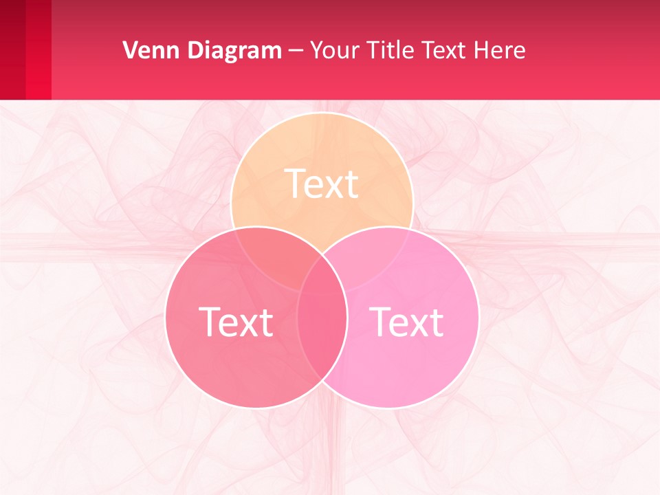 A Pink Abstract Background With A Cross On It PowerPoint Template