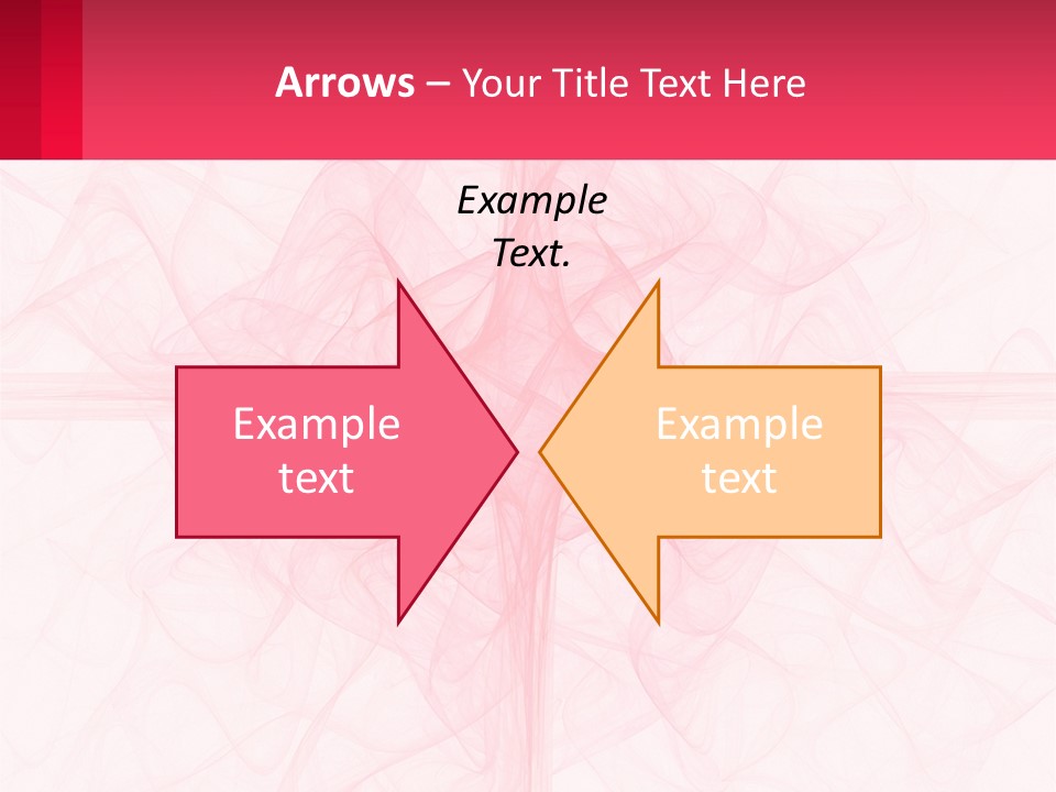 A Pink Abstract Background With A Cross On It PowerPoint Template