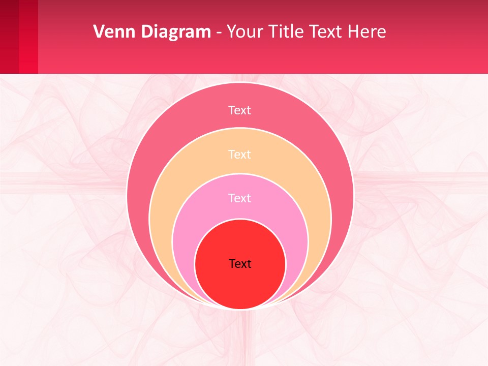 A Pink Abstract Background With A Cross On It PowerPoint Template