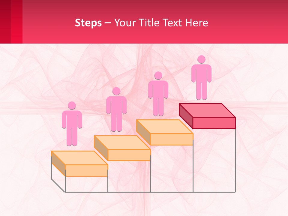 A Pink Abstract Background With A Cross On It PowerPoint Template
