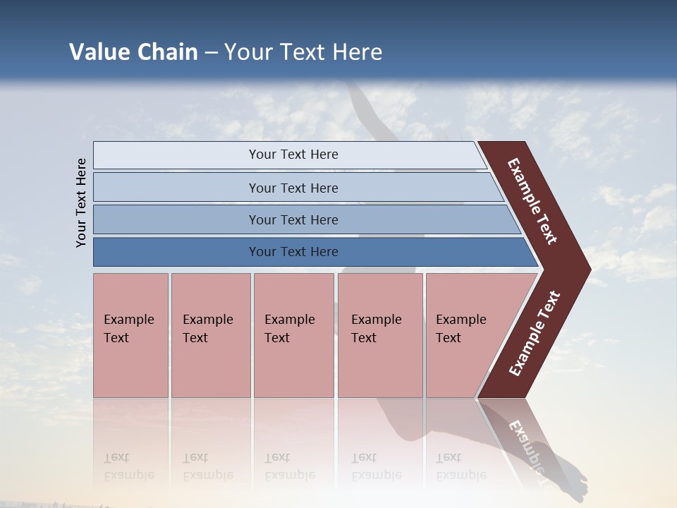 A Person Jumping In The Air With A Frisbee PowerPoint Template