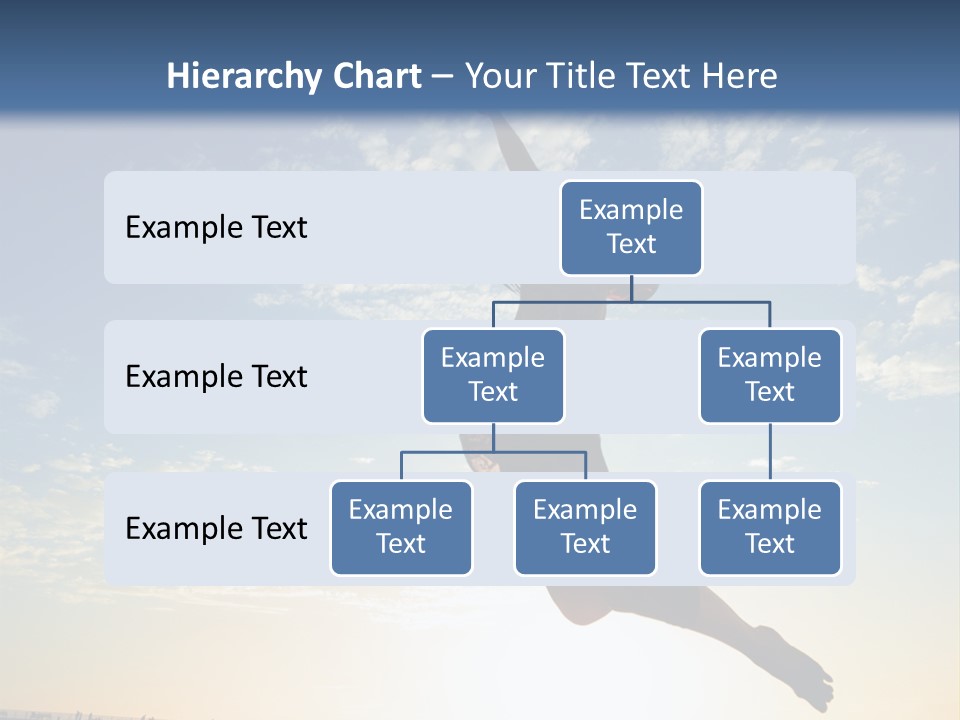 A Person Jumping In The Air With A Frisbee PowerPoint Template