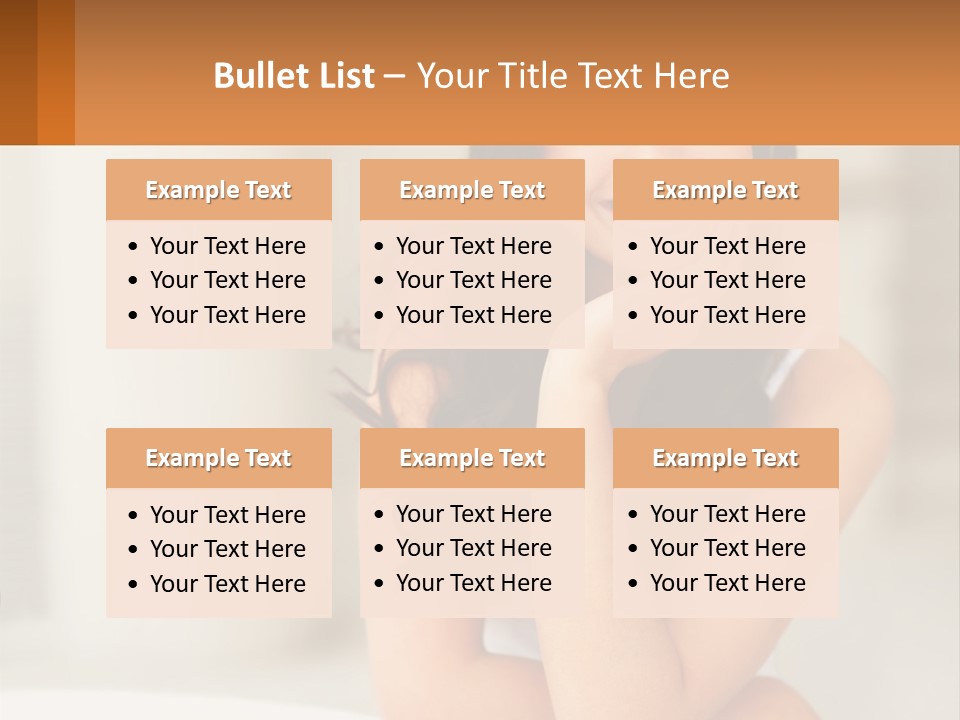 A Beautiful Woman Sitting On The Floor With Her Hand On Her Chin PowerPoint Template