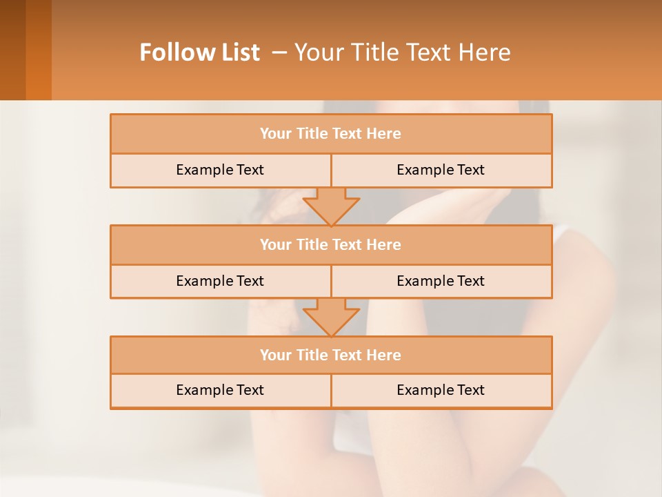 A Beautiful Woman Sitting On The Floor With Her Hand On Her Chin PowerPoint Template