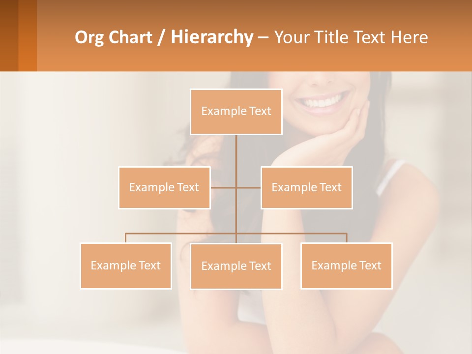 A Beautiful Woman Sitting On The Floor With Her Hand On Her Chin PowerPoint Template