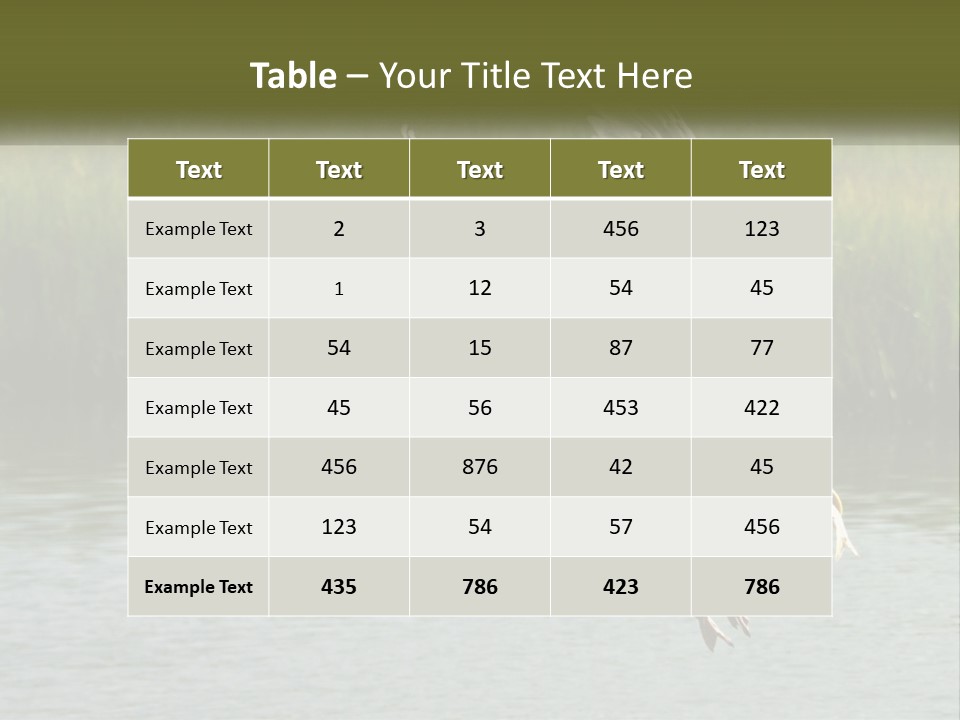 A White Bird Flying Over A Body Of Water PowerPoint Template