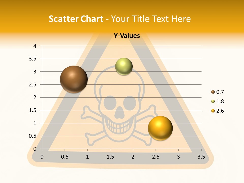 A Warning Sign With A Skull And Crossbones On It PowerPoint Template