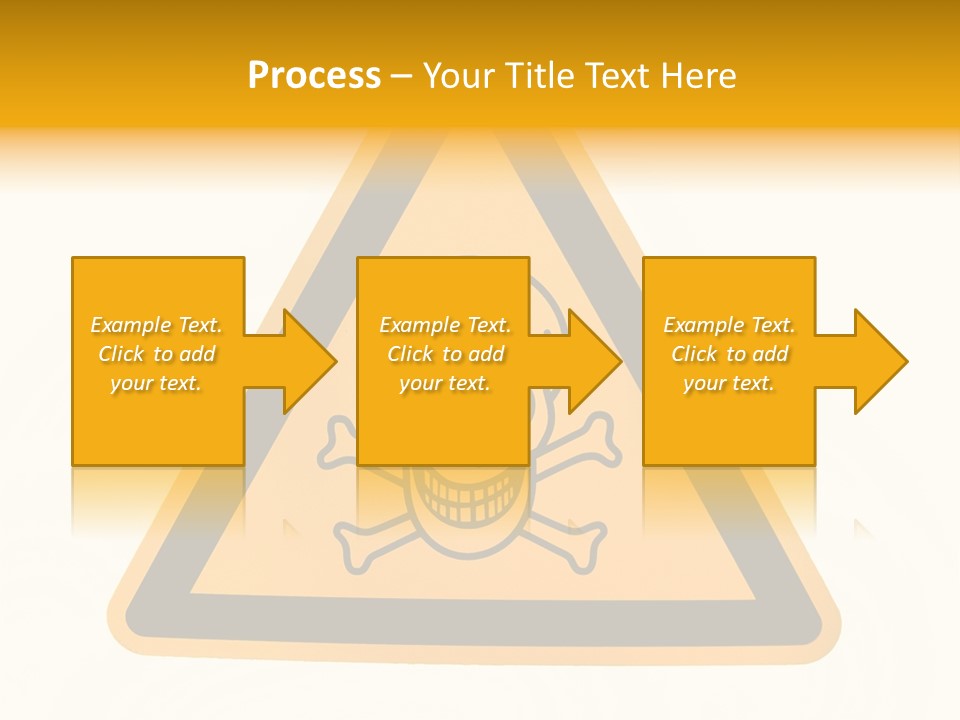 A Warning Sign With A Skull And Crossbones On It PowerPoint Template