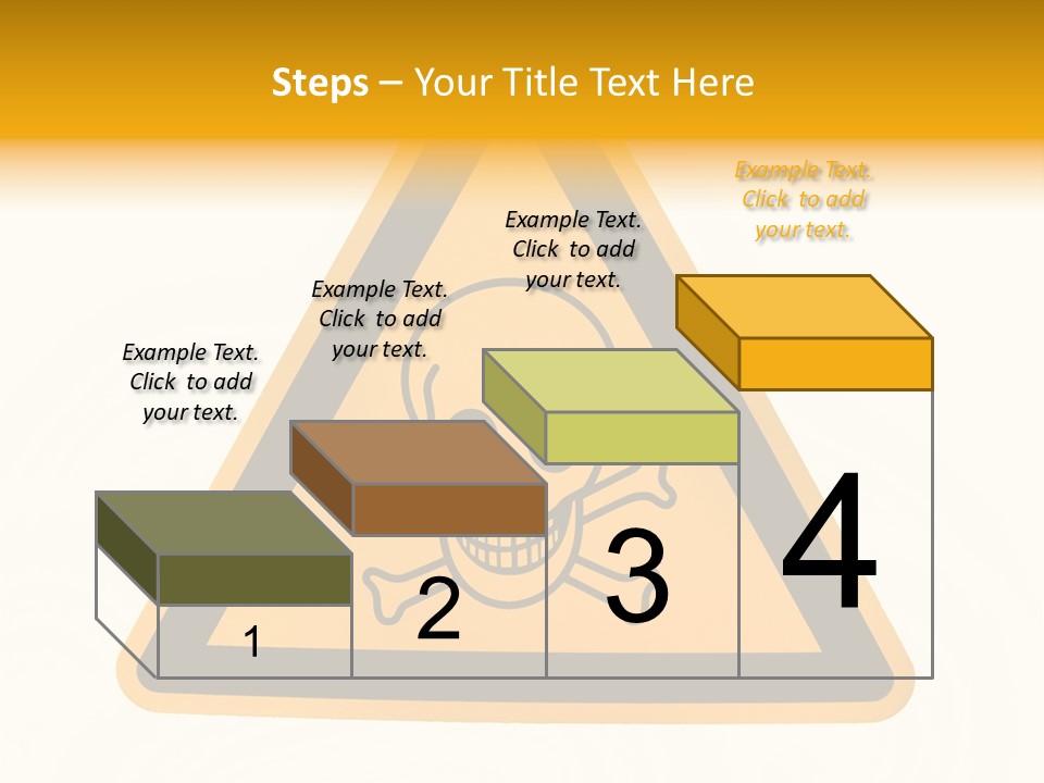 A Warning Sign With A Skull And Crossbones On It PowerPoint Template