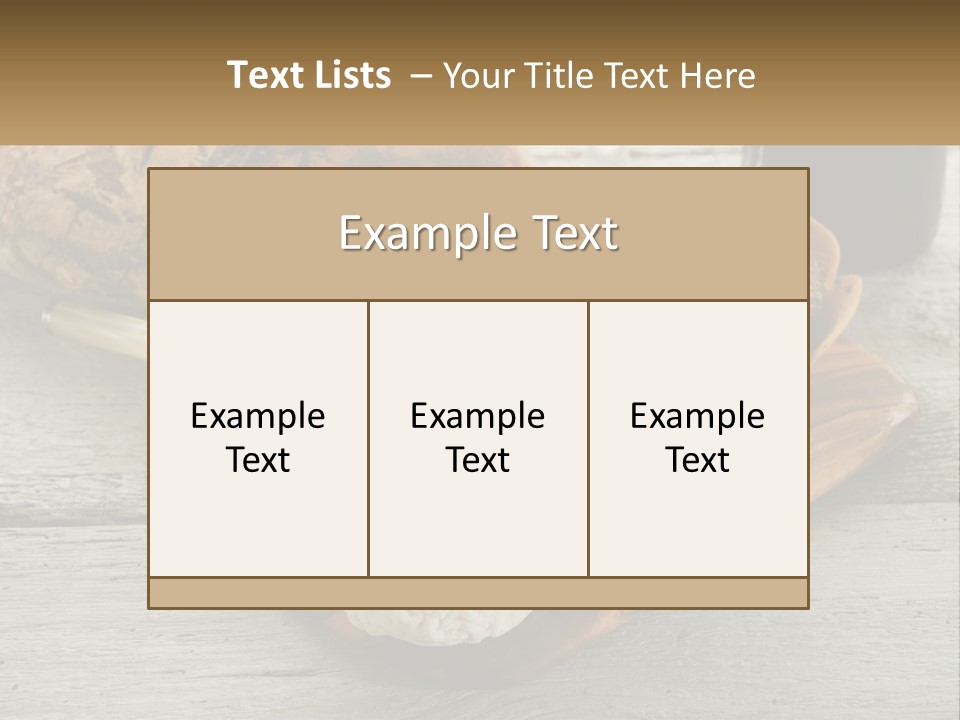 A Plate With Bread And Other Foods On It PowerPoint Template