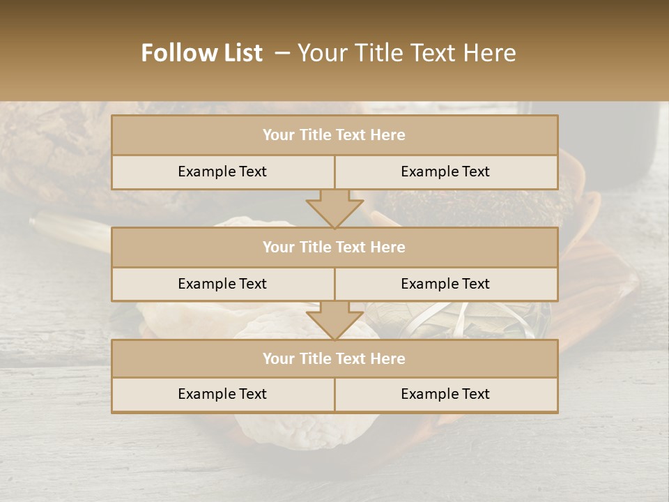 A Plate With Bread And Other Foods On It PowerPoint Template