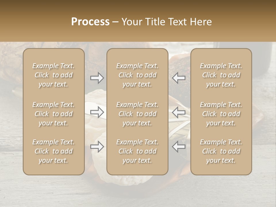 A Plate With Bread And Other Foods On It PowerPoint Template