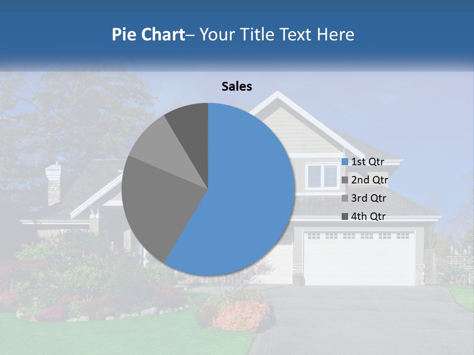 A House With A Blue Sky In The Background PowerPoint Template