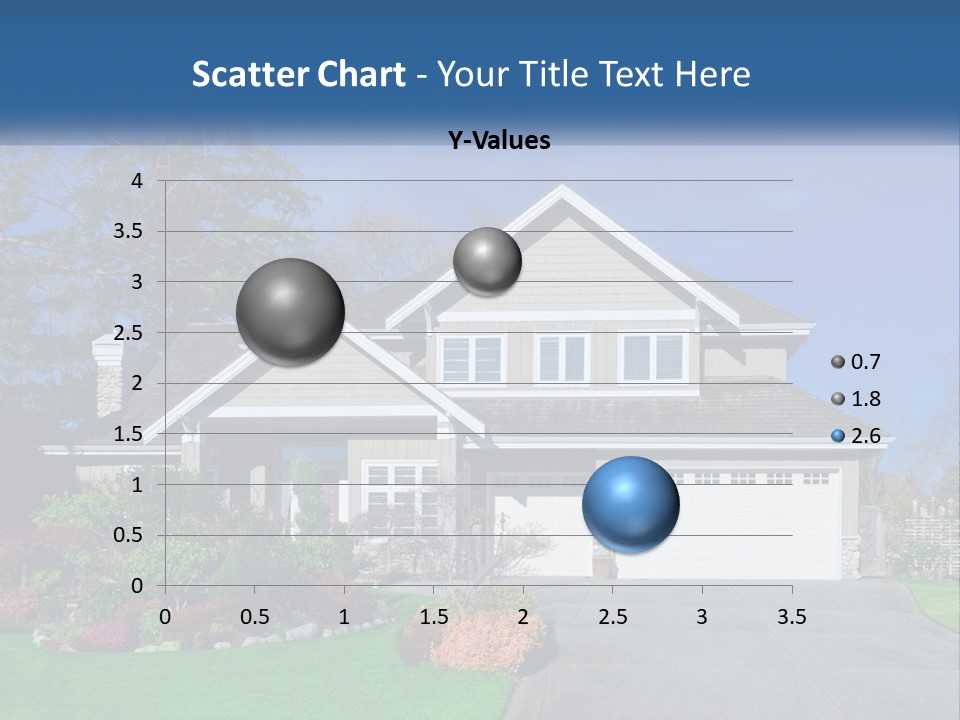 A House With A Blue Sky In The Background PowerPoint Template