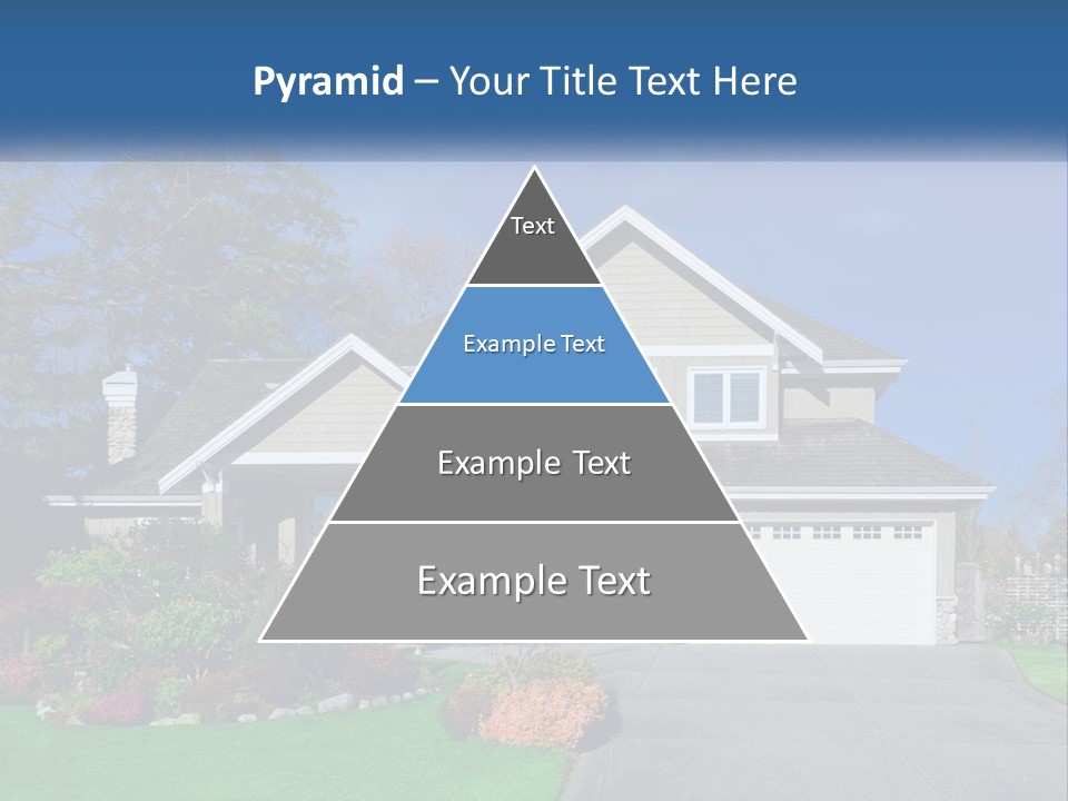 A House With A Blue Sky In The Background PowerPoint Template