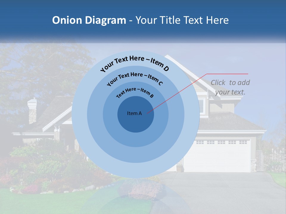 A House With A Blue Sky In The Background PowerPoint Template