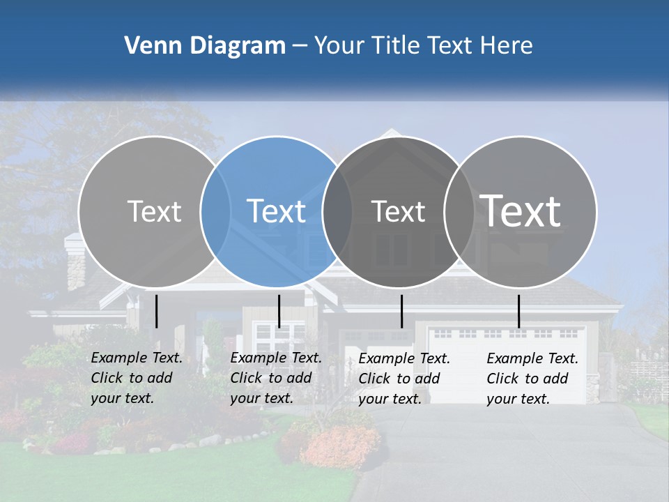 A House With A Blue Sky In The Background PowerPoint Template